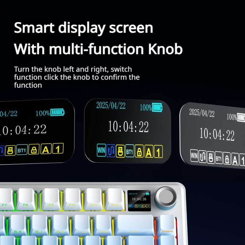 لوحة مفاتيح ميكانيكية AULA F75 - مراجعة Gaming Keyboard Hot Swappable وسعره